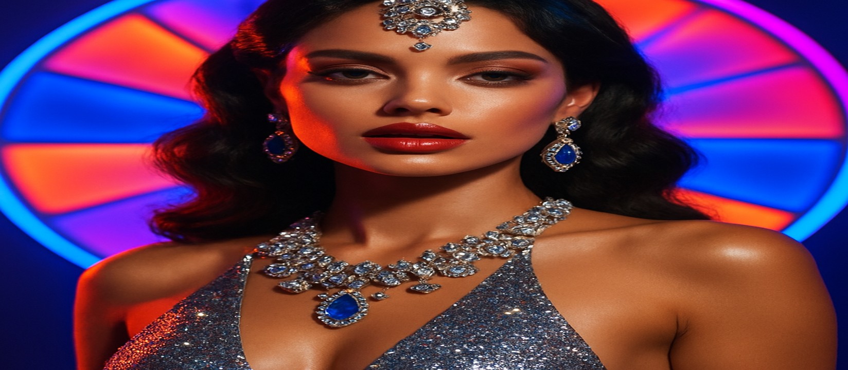 cv222 প্রচ্ছদে চাকার সামনে উজ্জ্বল পোশাকে এক নারী, রঙিন গেমিং
